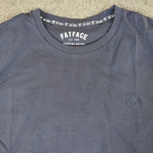 FatFace Mens Navy Blue Long Sleeve Cotton Crew Neck T-Shirt XL 982227 #2696